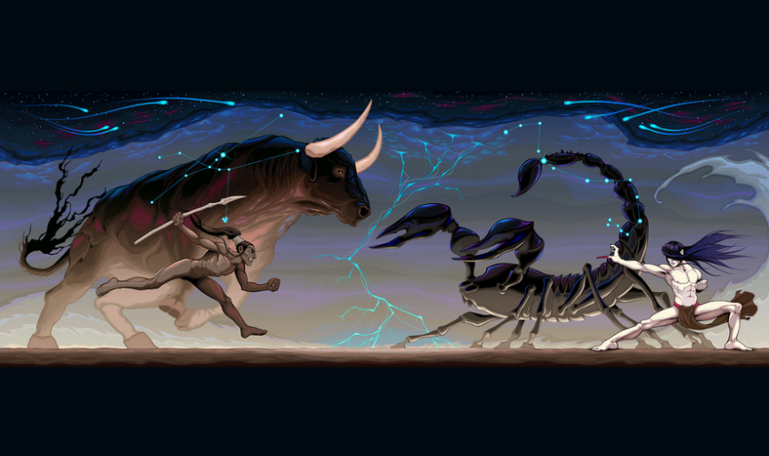 RAHU – KETU NA OSI BYK -SKORPION (SYD.)