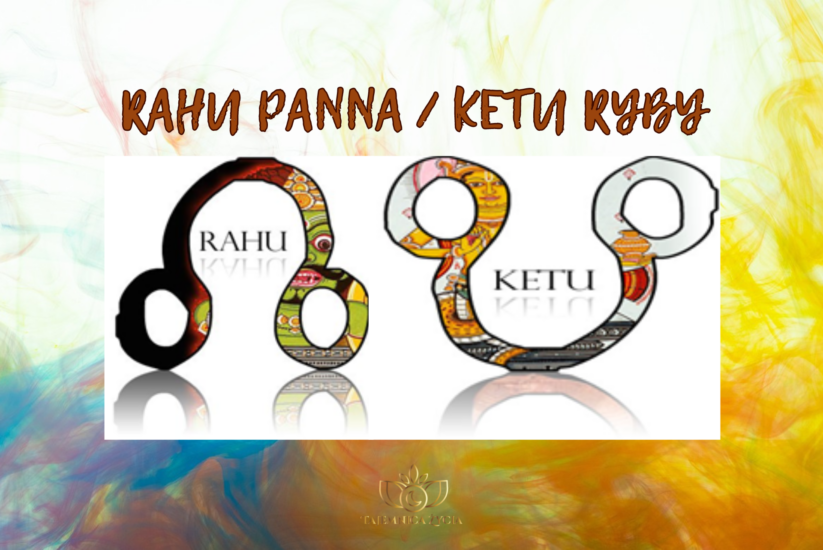 RAHU PANNA – KETU RYBY / RAHU 6 DOM – KETU 12 DOM