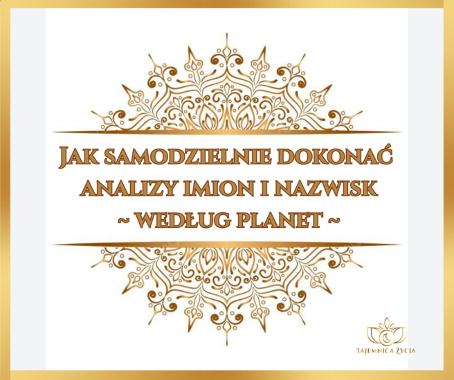 Jak samodzielnie dokonać analizy imion i nazwisk