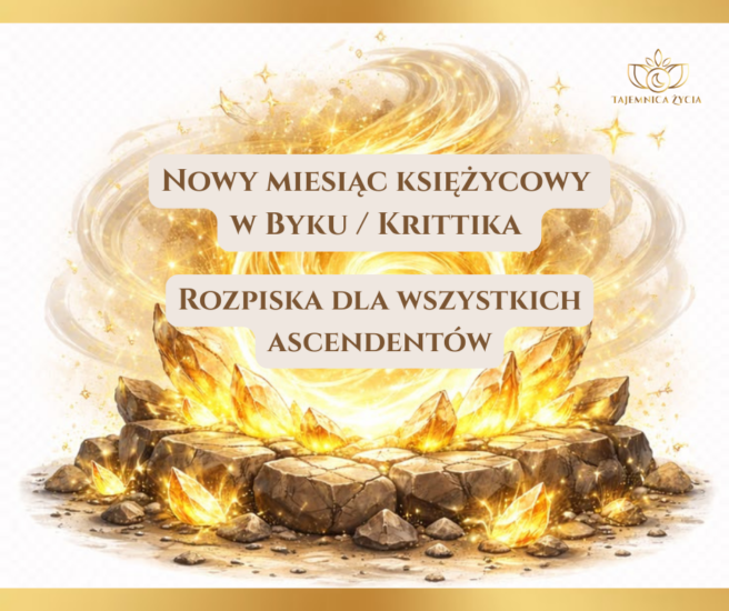 Nowy miesiąc księżycowy w Byku / Krittika – Rozpiska dla wszystkich ascendentów