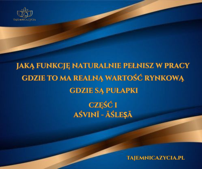 Jaką funkcję naturalnie pełnisz w pracy, gdzie to ma realną wartość rynkową oraz gdzie są pułapki – cz. I
