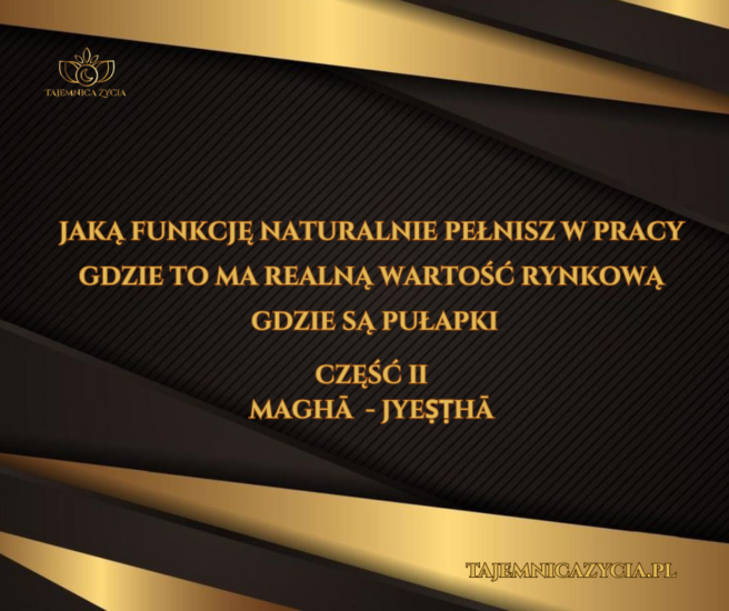 Jaką funkcję naturalnie pełnisz w pracy, gdzie to ma realną wartość rynkową oraz gdzie są pułapki – cz. II