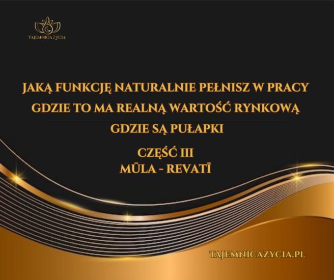 Jaką funkcję naturalnie pełnisz w pracy, gdzie to ma realną wartość rynkową oraz gdzie są pułapki – cz. III