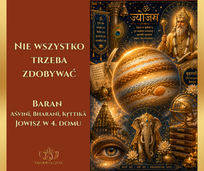 Nie wszystko trzeba zdobywać – Jowisz w 4. domu