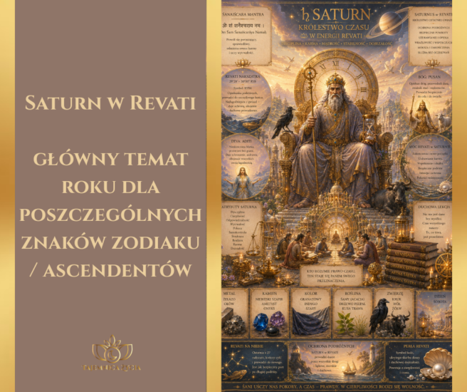 Saturn w Revati – główny temat roku dla poszczególnych ascendentów