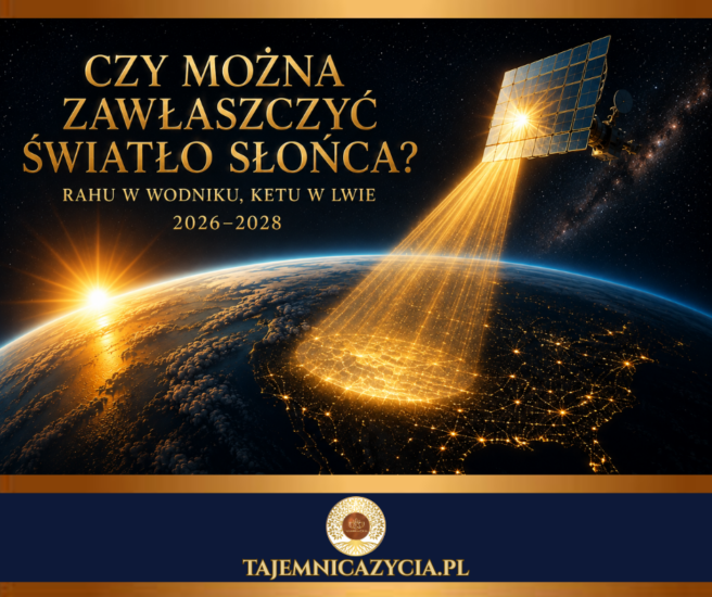 Czy można zawłaszczyć światło Słońca? Rahu w Wodniku, Ketu w Lwie i technologia, która może zmienić naszą relację ze światłem