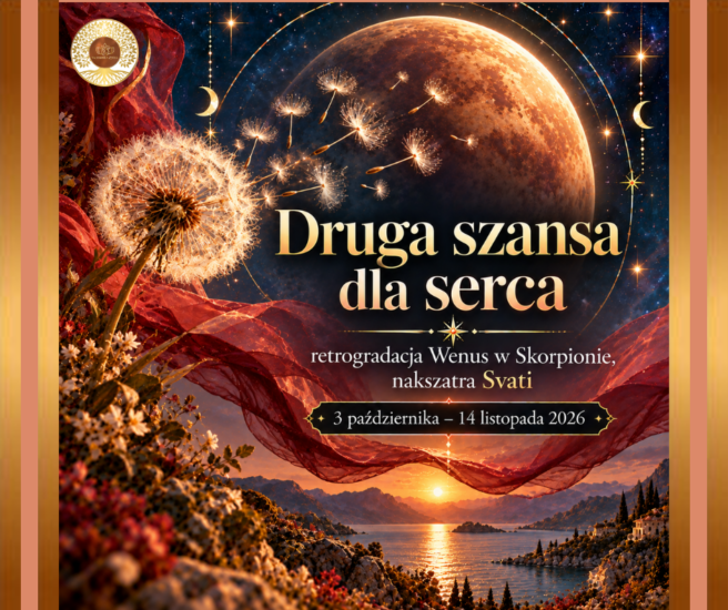 Druga szansa dla serca – retrogradacja Wenus w zach. Skorpionie / syd. Wadze, nakszatra Svati