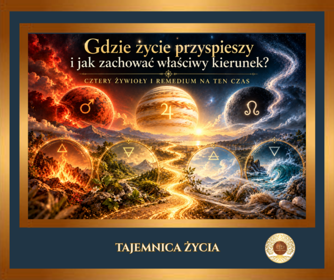 Gdzie życie przyspieszy i jak zachować właściwy kierunek? Mars, Jowisz, Ketu. Cztery żywioły i remedia na ten czas