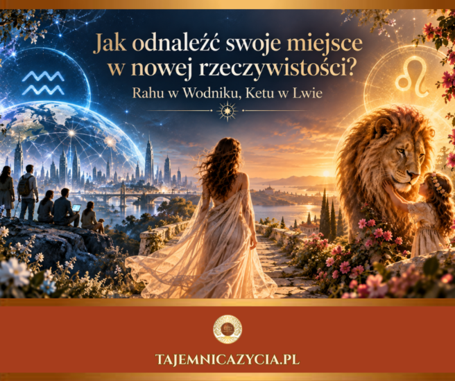 Jak odnaleźć swoje miejsce w nowej rzeczywistości? Rahu w Wodniku, Ketu w Lwie