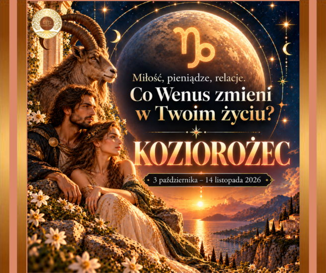 Koziorożec syderyczny / Wodnik zachodni / Wenus Rx w 10. domu