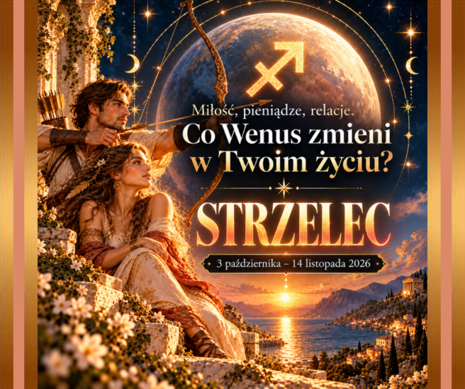 Strzelec syderyczny / Koziorożec zachodni / Wenus Rx w 11. domu