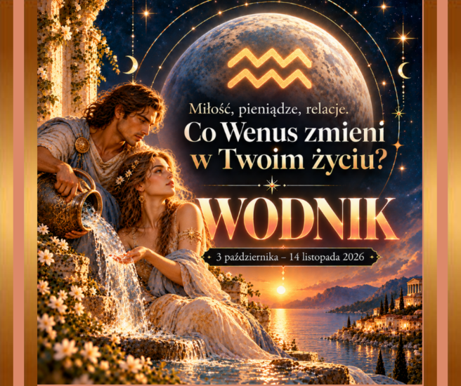 Wodnik syderyczny / Ryby zachodnie / Wenus Rx w 9. domu