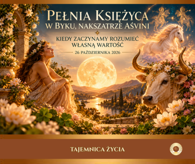 Pełnia Księżyca w Byku, nakszatrze Aśvini – kiedy zaczynamy rozumieć własną wartość